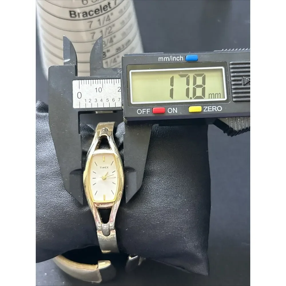 Timex Gold Tone White Dial Women’s Quartz Watch